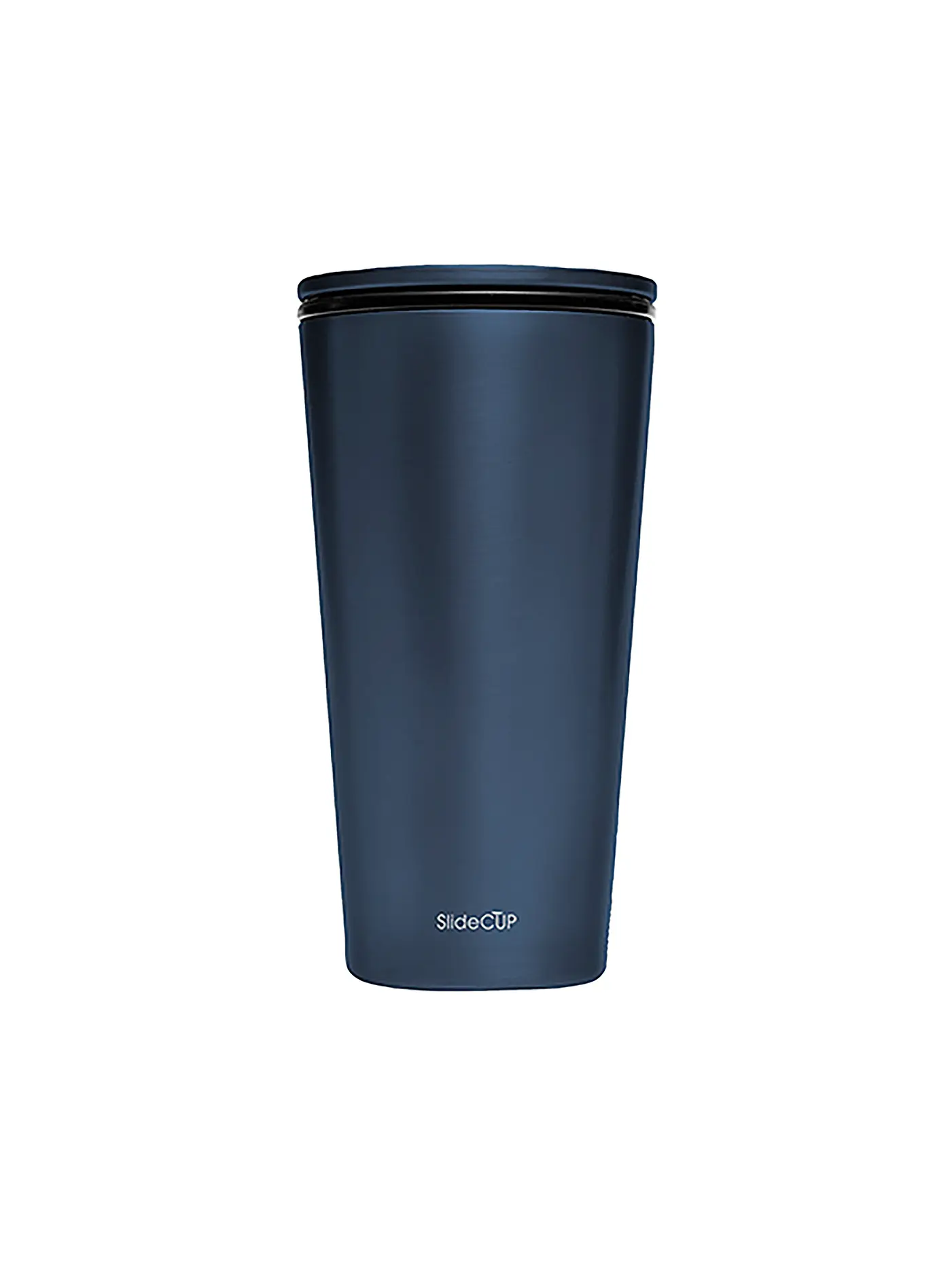 CHIC.MIC | Becher Stainless Steel SlideCup 420ml Anthazit | dunkelblau